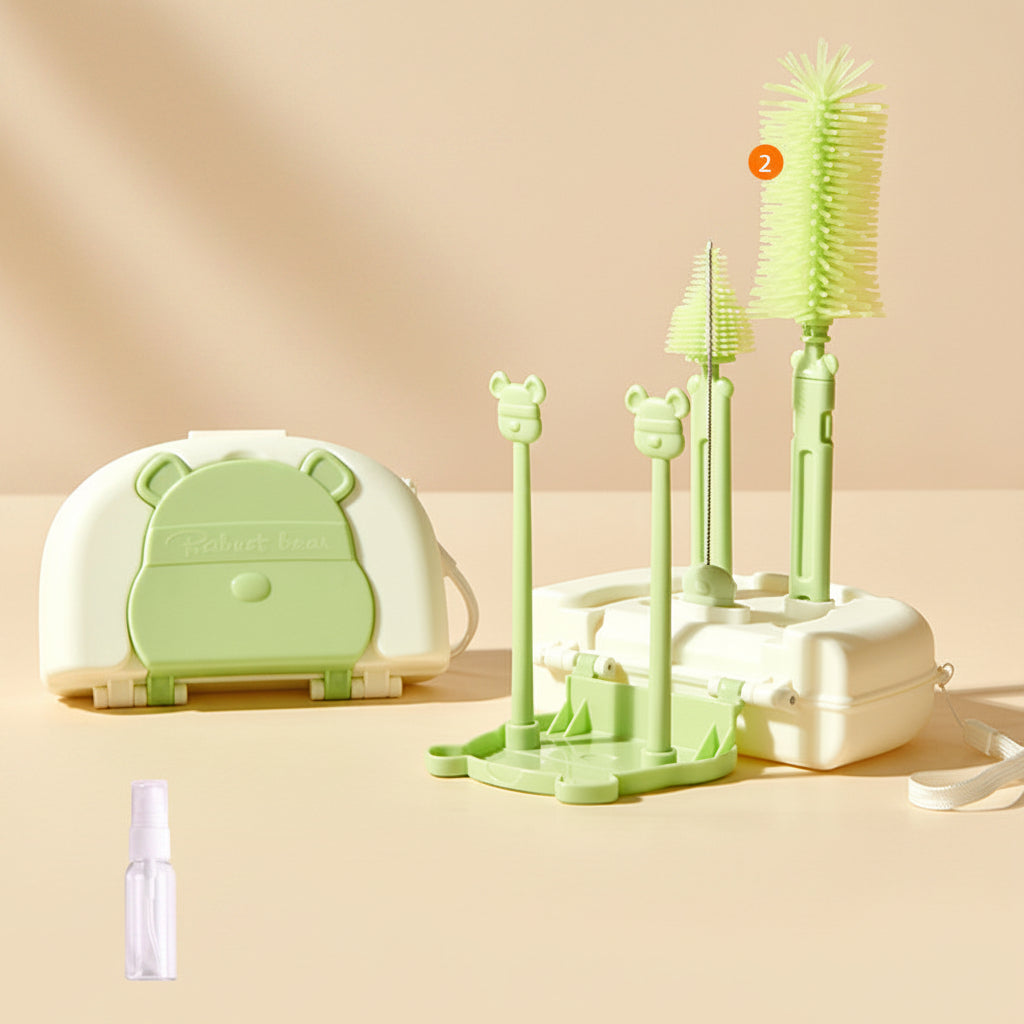 Travel Bottle Brush Kit