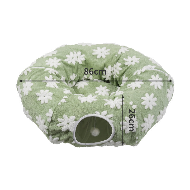 Cat Donut Tunnel Bed