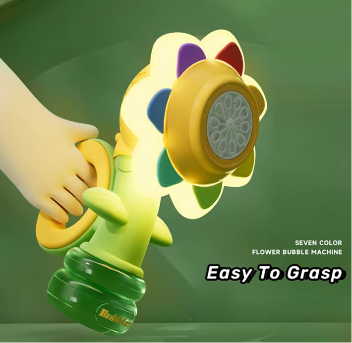 Flower Bubble Machine