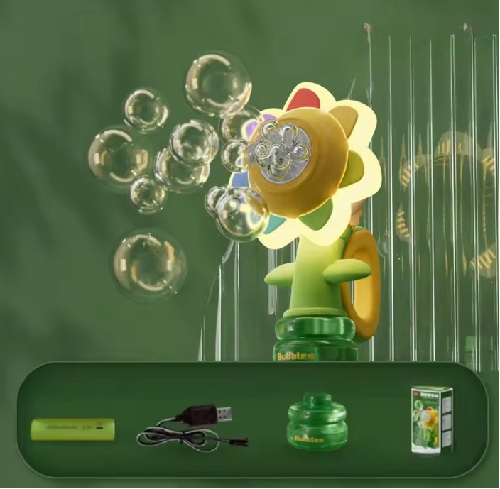 Flower Bubble Machine