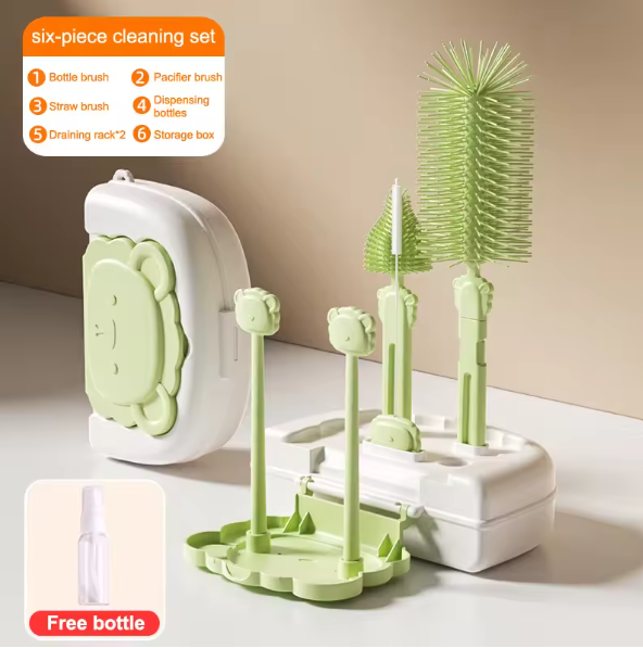 Travel Bottle Brush Kit
